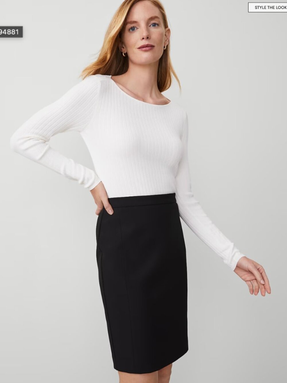 NWT Ann Taylor Seamed Pencil Skirt in Bi-Stretch